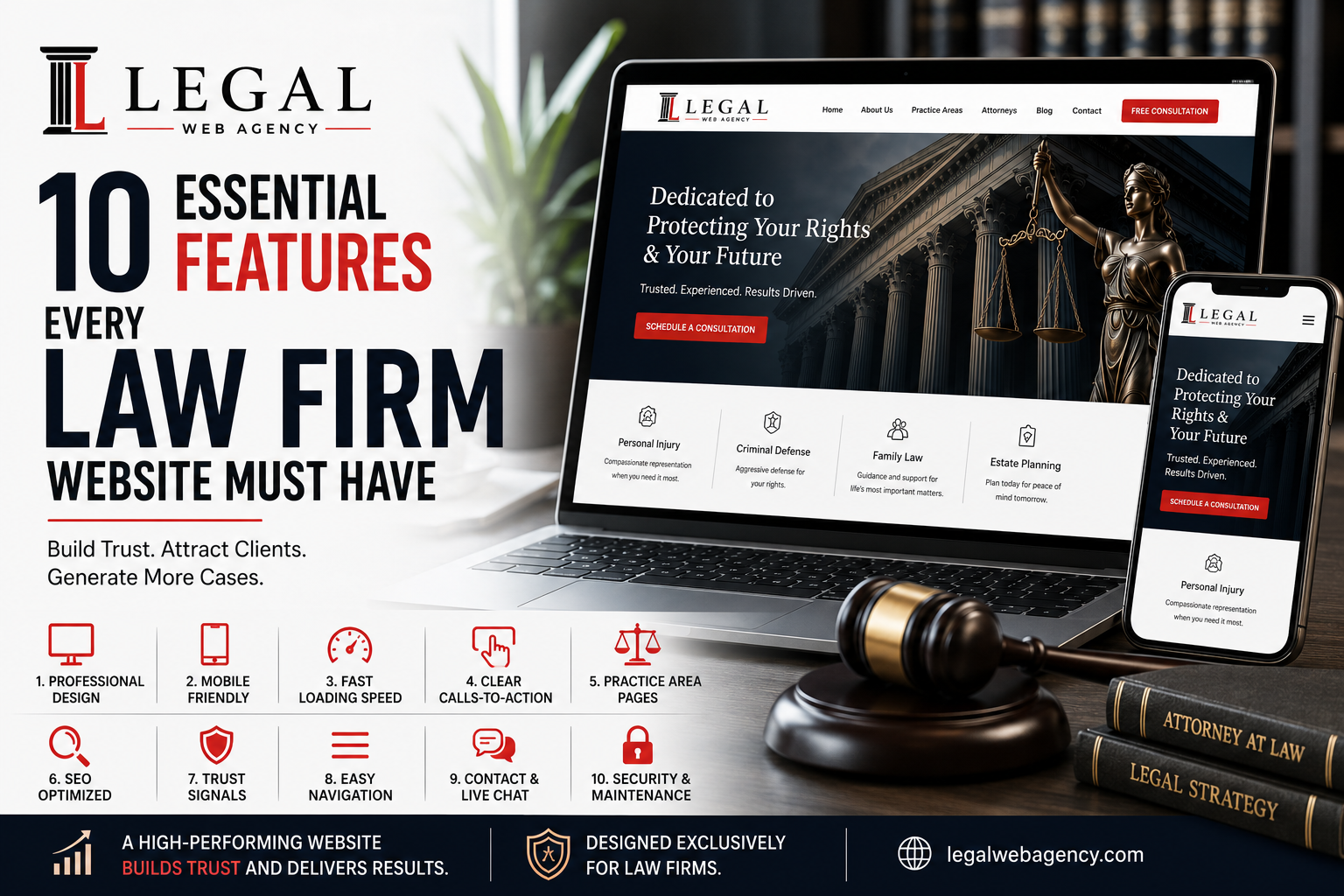 10 Essential Features Every Law Firm Website Must Have