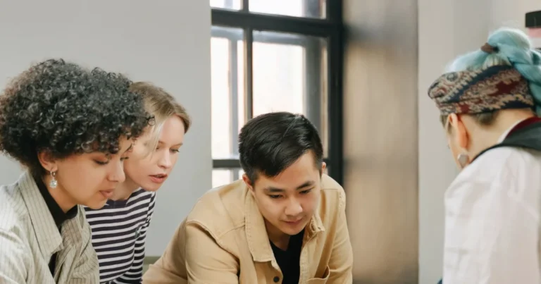 A workplace meeting, the setting behind most employment law disputes